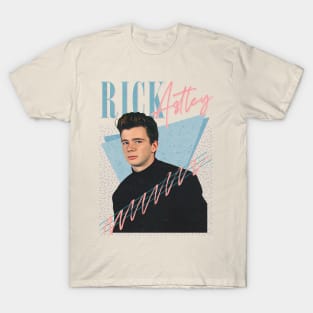 Rick Astley 80s Aesthetic Fan Design T-Shirt